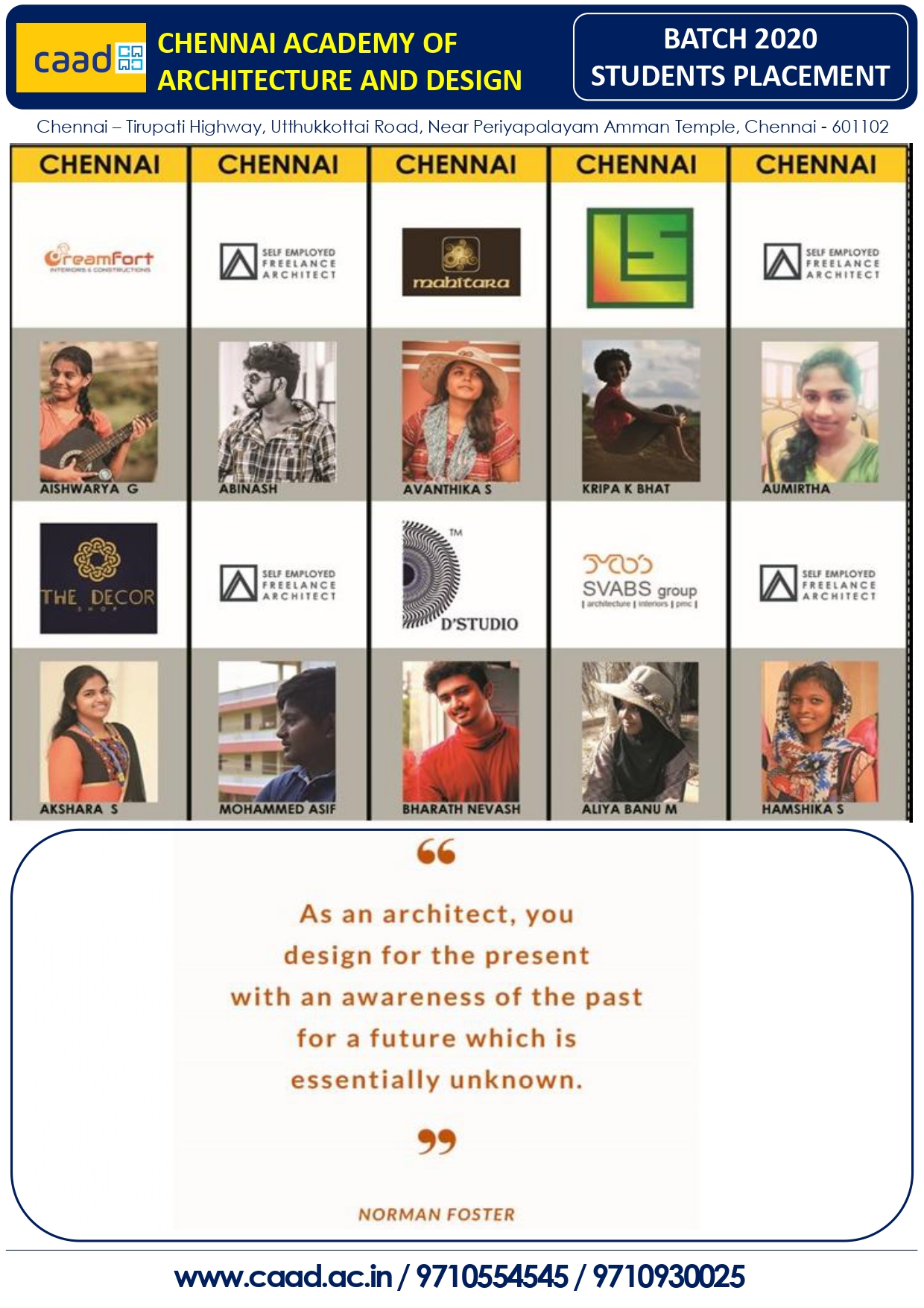 Batch 2020 Placement Poster 5